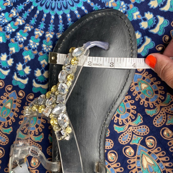 Shoemint Jeweled Sandal - 9 - Picture 3 of 7